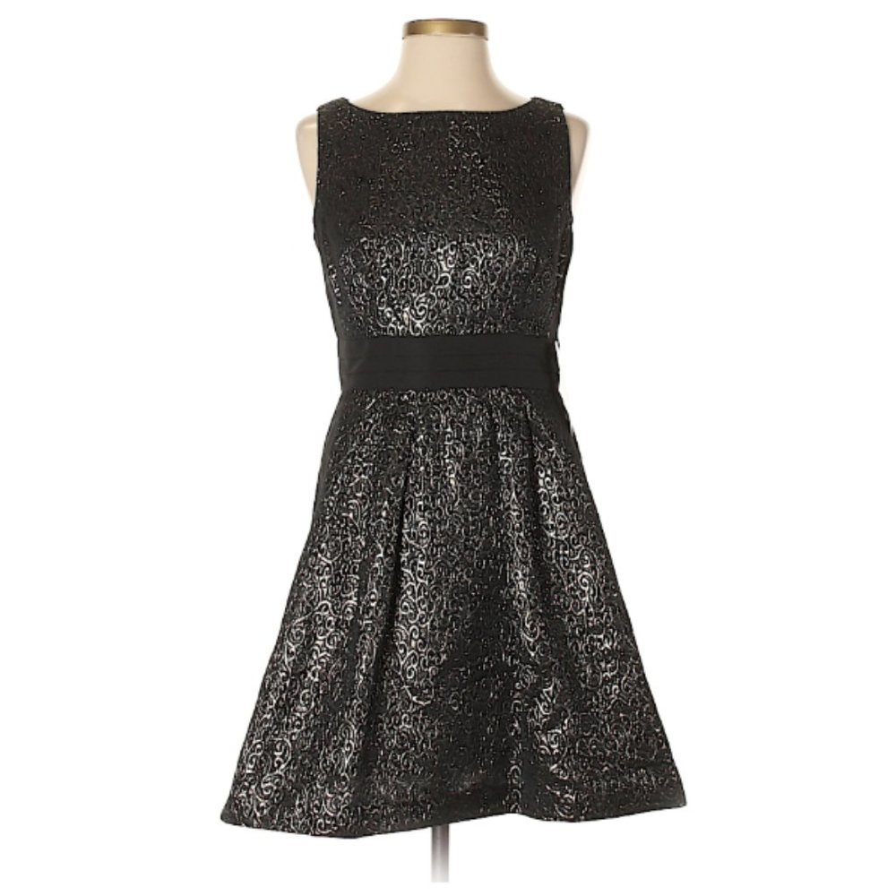 The Limited Metallic Swirl Dress